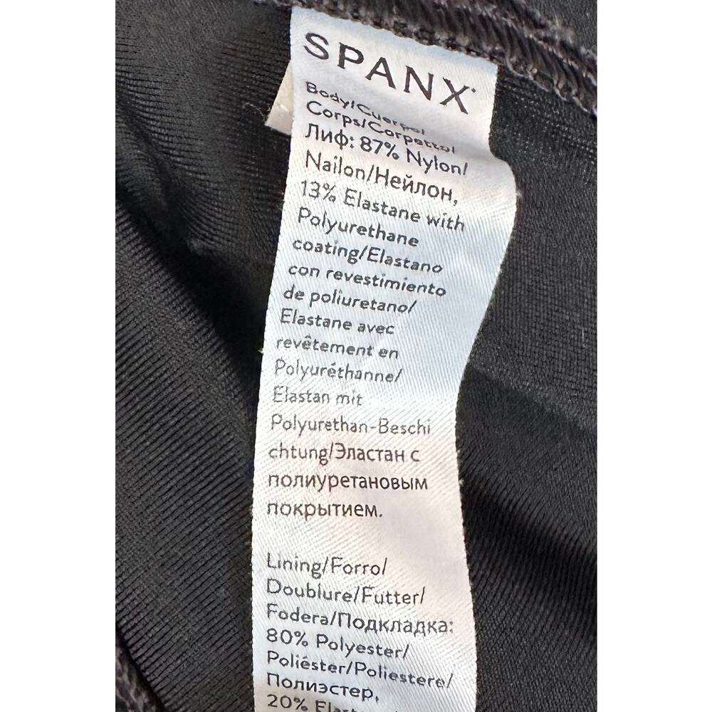 Spanx Faux Leather Leggings 2437 Black Size M - Picture 10 of 10